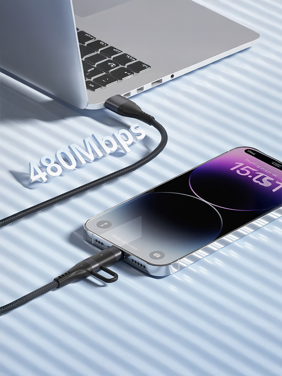 【Widelife】UKKO四合一急速充電線 PD60W-1米