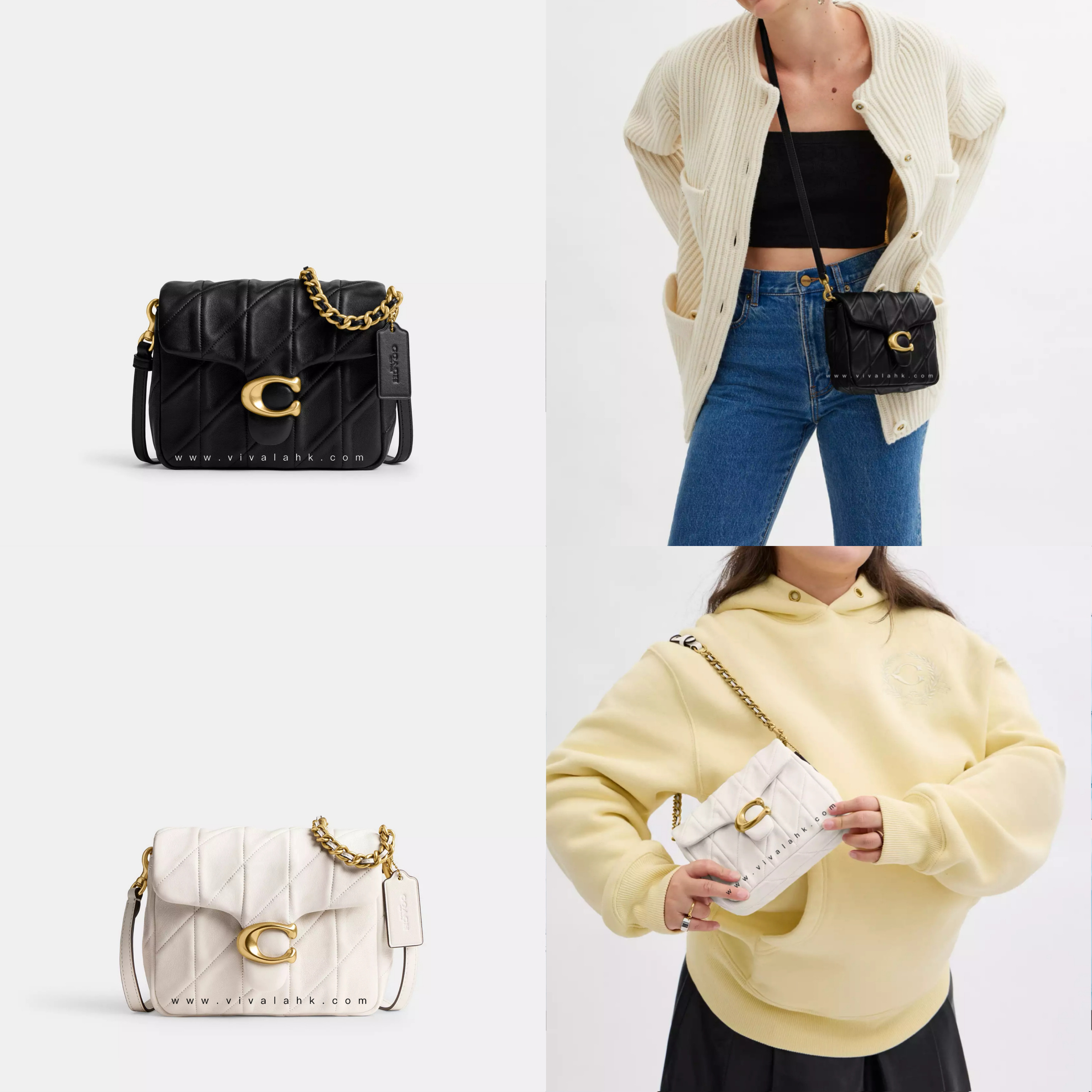 Coach - Times Square Tabby 17 (繡線牛皮) (CW628)