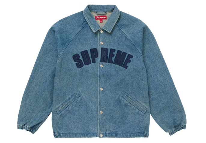 [現貨] SUPREME SS25 ARC DENIM COACHES JACKET| Indigo / Black
