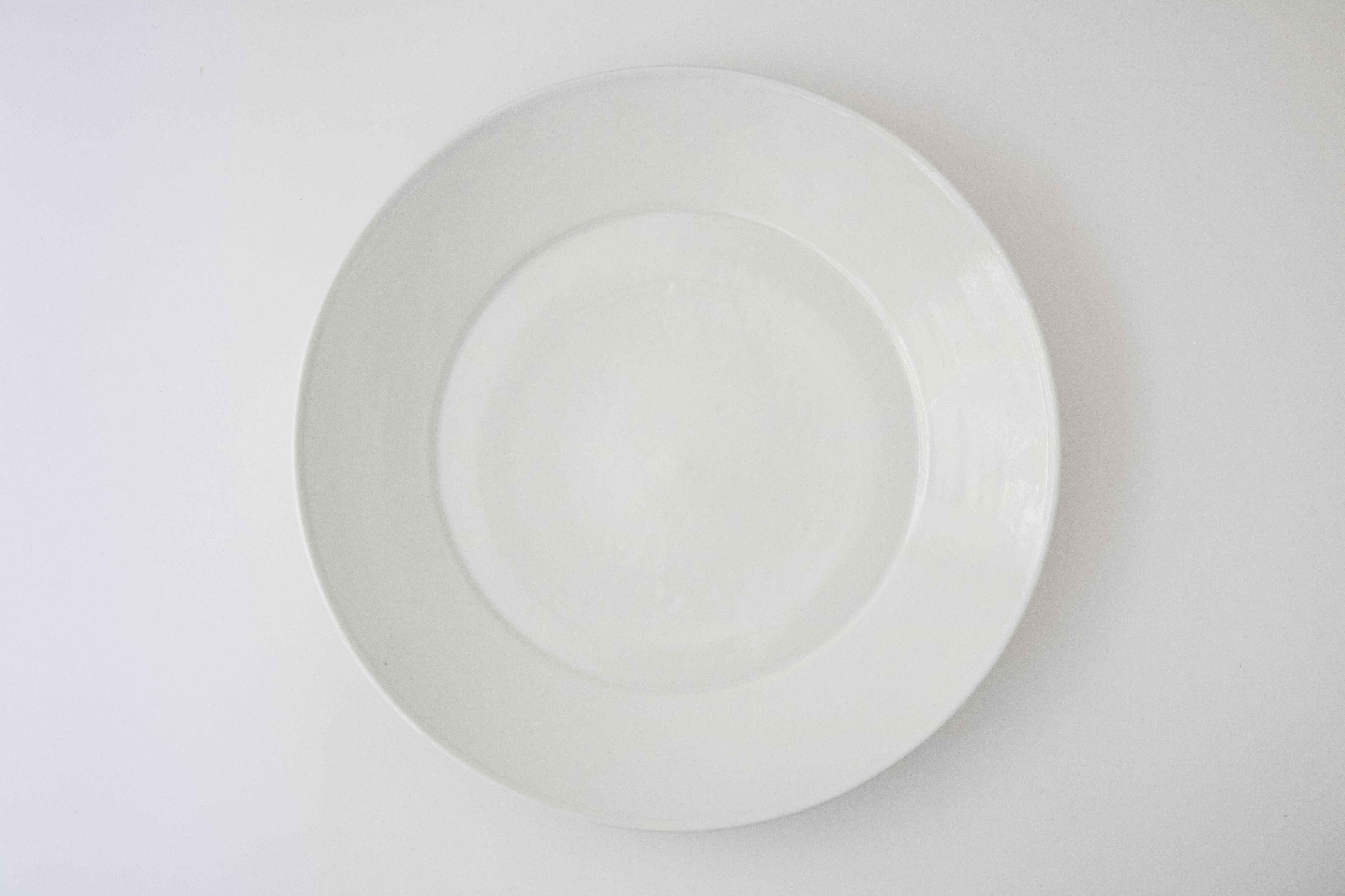 +g 祥見知生選品-石田誠-白磁付邊大皿