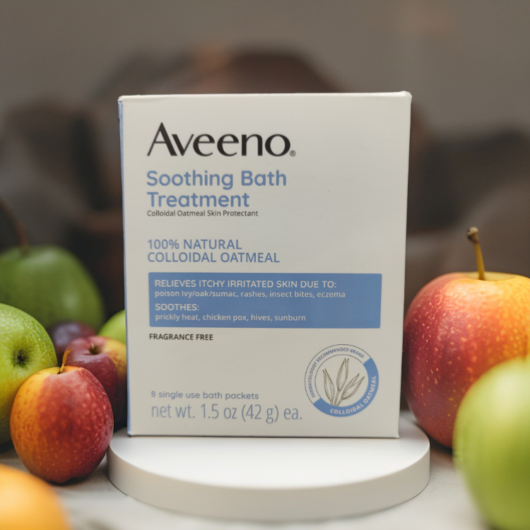 Aveeno Soothing Oatmeal Bath Treatment 8 Packets