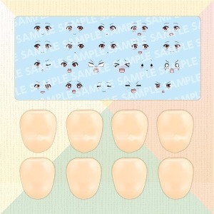 1/10 創彩少女庭園 自訂臉部＆DECAL SET Vol.8 RAGHO設計艾瑪用