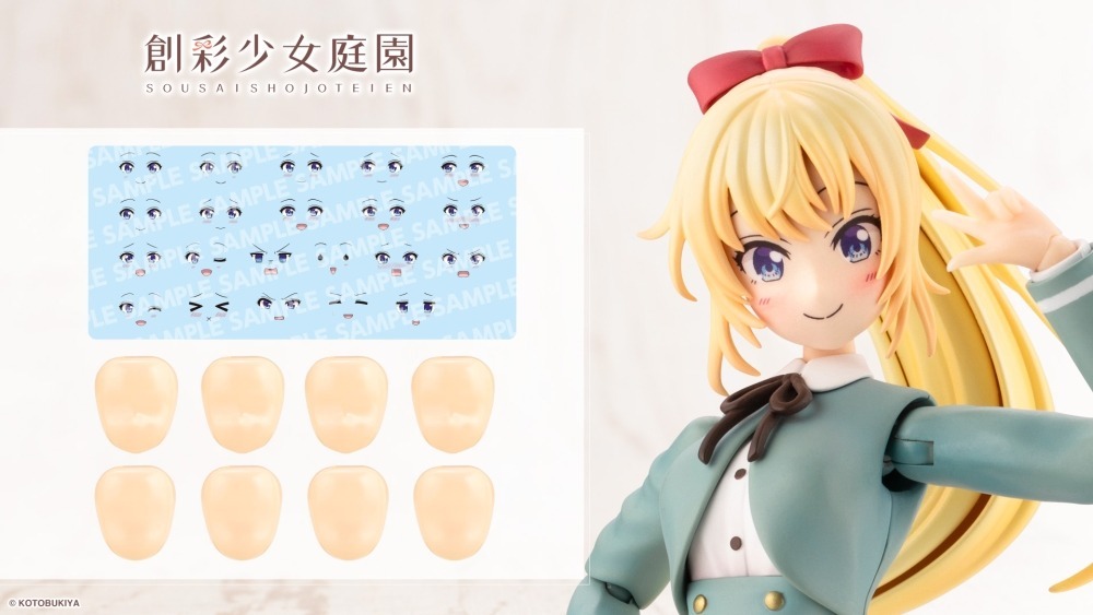 1/10 創彩少女庭園 自訂臉部＆DECAL SET Vol.10 RAGHO設計 佐伯律花用
