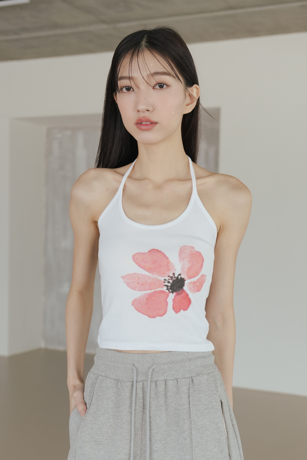 Afro Flower Halter Top #背心