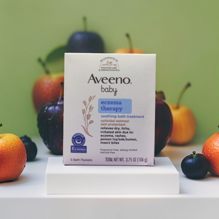 Aveeno Baby Eczema Soothing Bath Treatment 5-Pack 3.75oz 106g