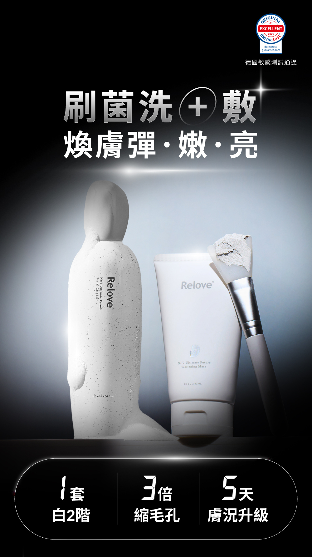 全酵肌泌系列 潔顏露加拋光酵母泌膜 清潔煥膚彈‧嫩‧亮