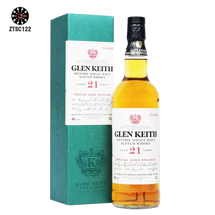 Glen Keith 21 Years Old Single Malt Scotch Whisky 格蘭基思 21年單一純麥威士忌 (禮盒)