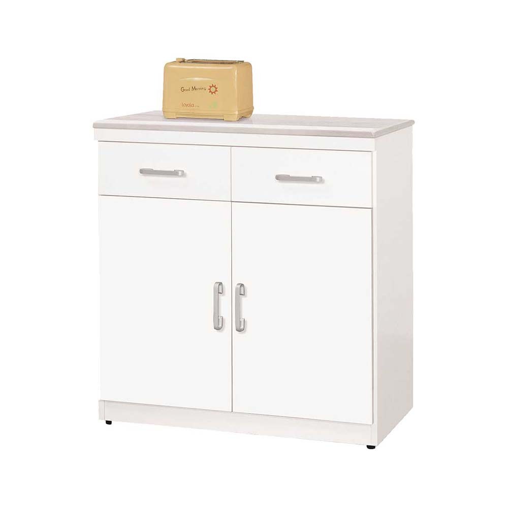 坦菲2.7尺岩板收納餐櫃/碗盤置物櫃/置物矮櫃/玄關櫃(下座)