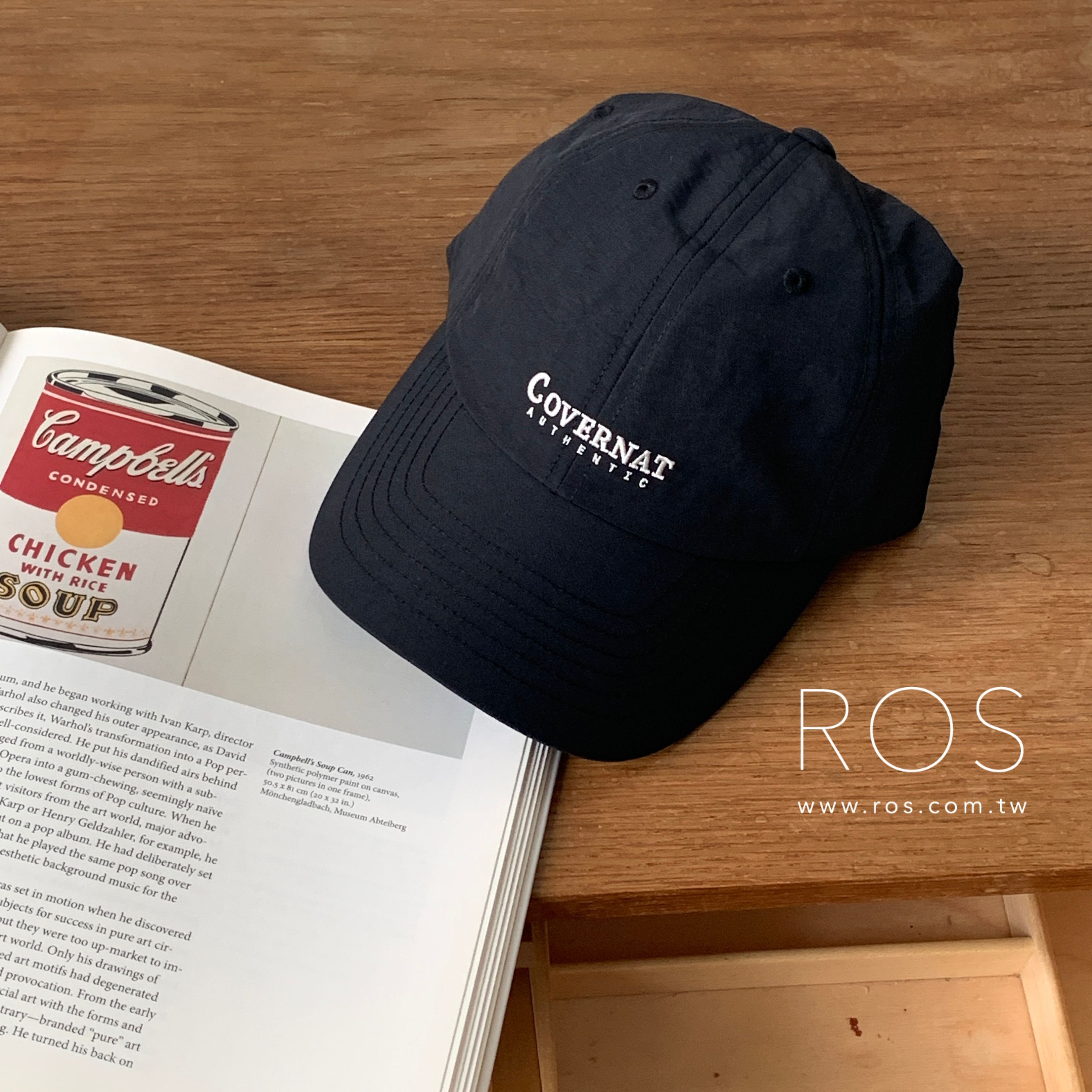 Covernat 小Logo 尼龍棒球帽 黑