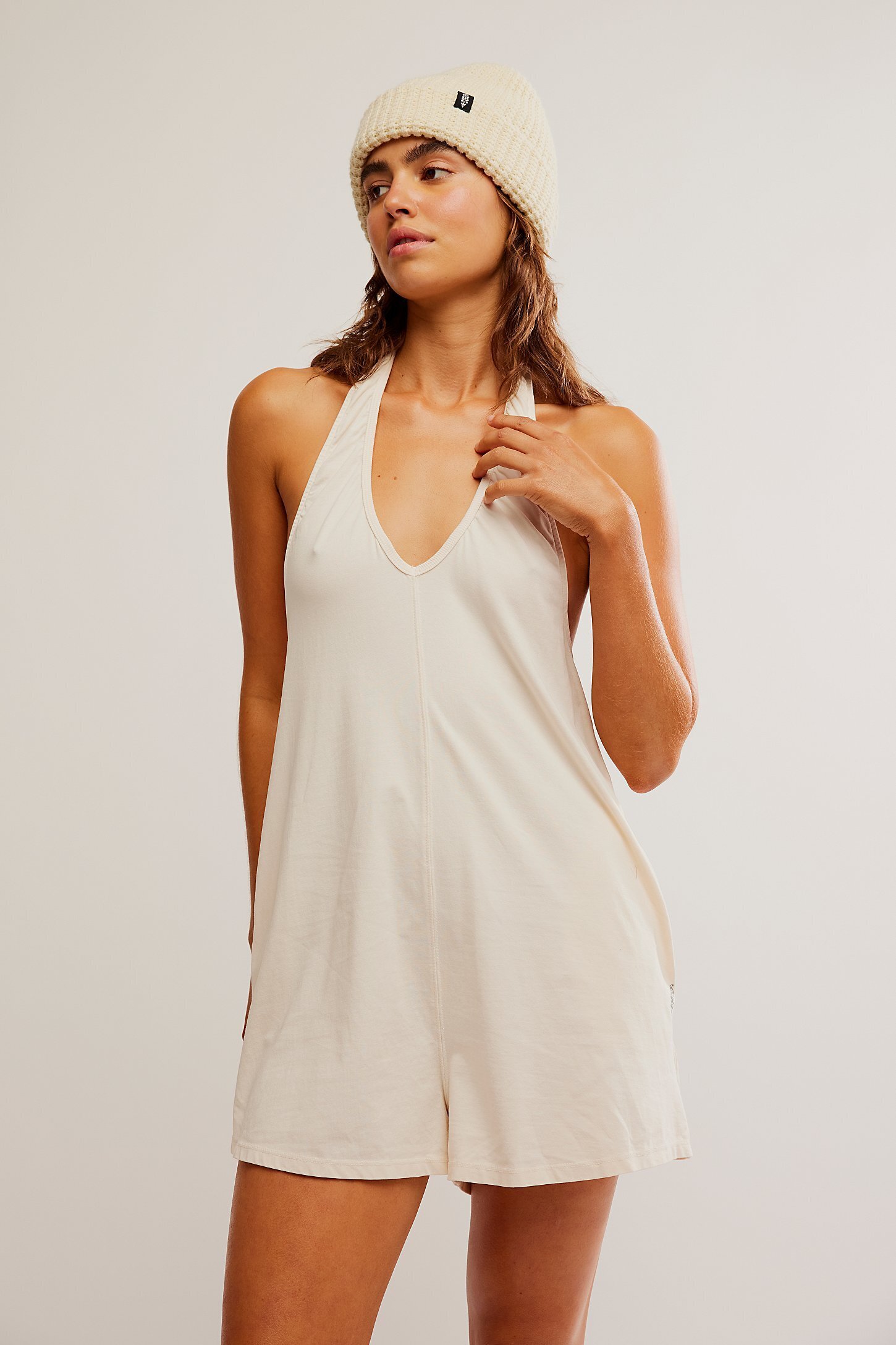 Hot Shot Halter Romper