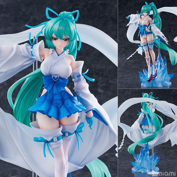 預訂3月   WING 夢想成為魔法少女 水神小夜  薄冰巫女DX版 Gushing over Magical Girls" Magia Azul The Verglas Maiden DXver. 1/7 Complete Figure Pre-order