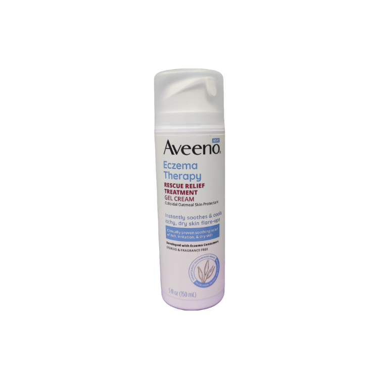 Aveeno 濕疹舒緩凝膠霜 5oz 150ml - 緩解濕疹引起的搔癢乾燥