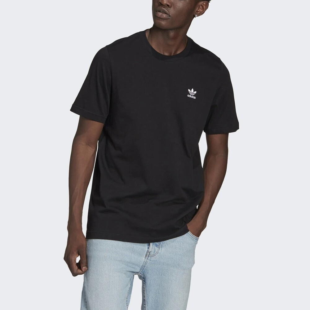Adidas Essential Tee "Black" 黑色 短袖上衣T恤 GN3416