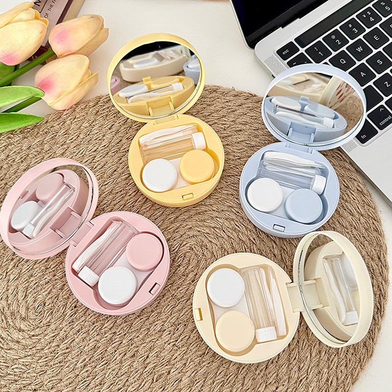 Creamy Colour Animal Lens Case