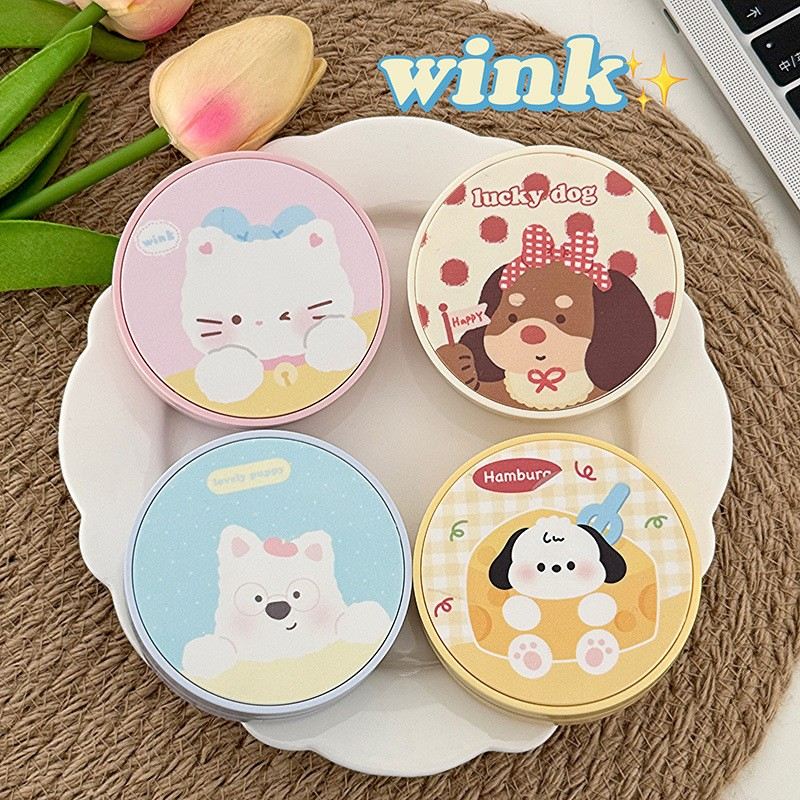 Creamy Colour Animal Lens Case