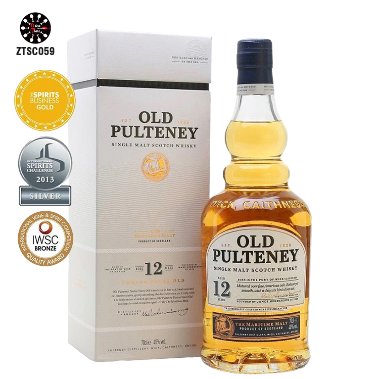 Old Pulteney 12 Years Old Single Malt Whisky (白色禮盒) 富特尼 12年單一麥芽威士忌