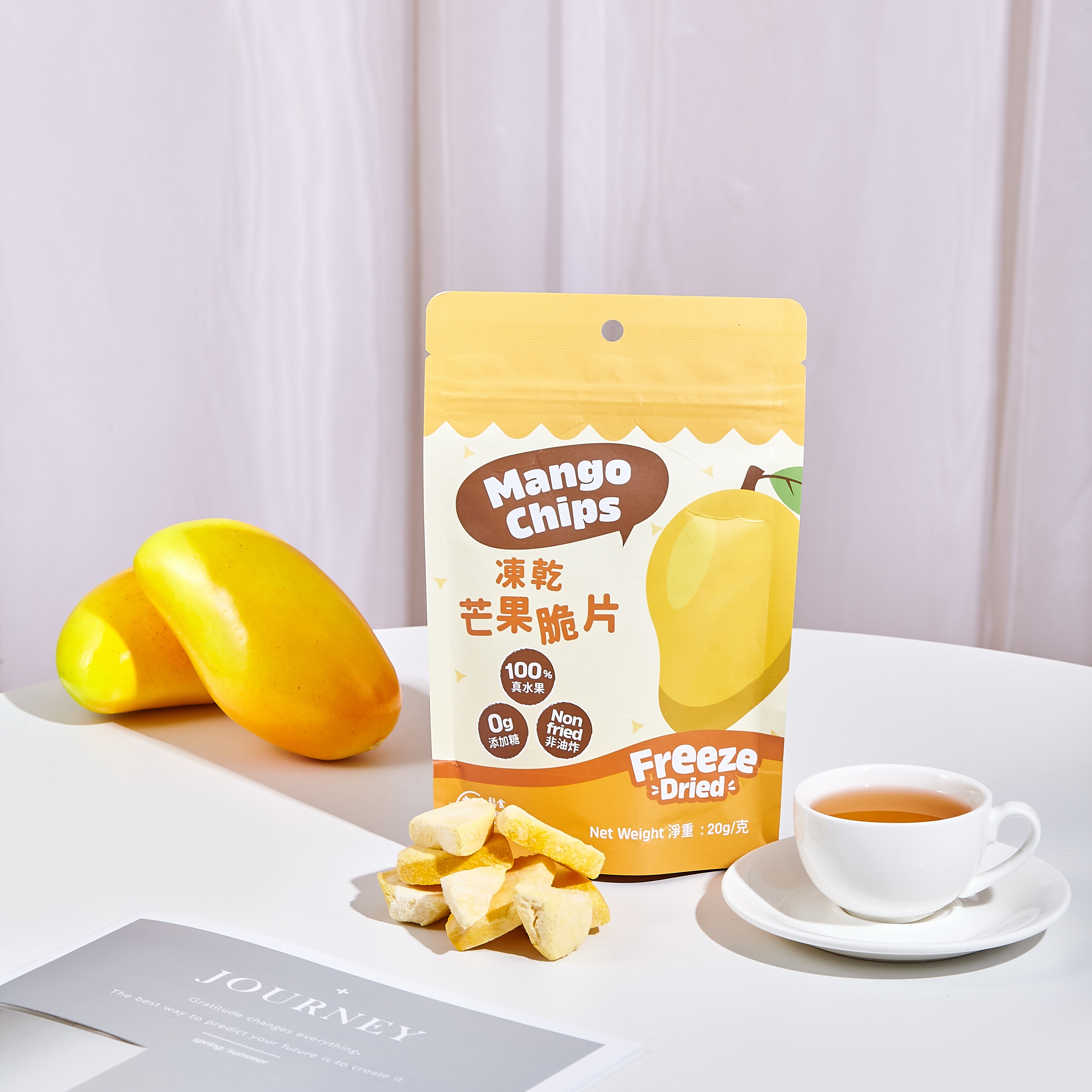 輕鬆食 100%天然凍乾芒果脆片 20g 無添加糖