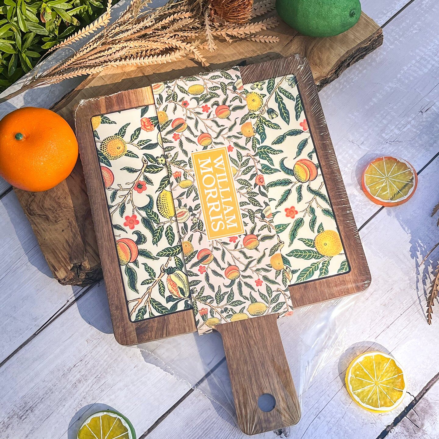 【LESSER & PAVEY】Wm.Morris 威廉莫里斯 - Fruits 相思木起司托盤