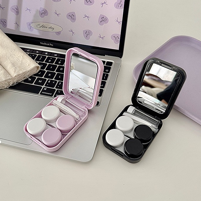 Purple Series Ribbon Lens Case