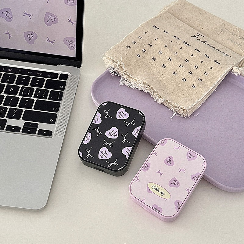 Purple Series Ribbon Lens Case