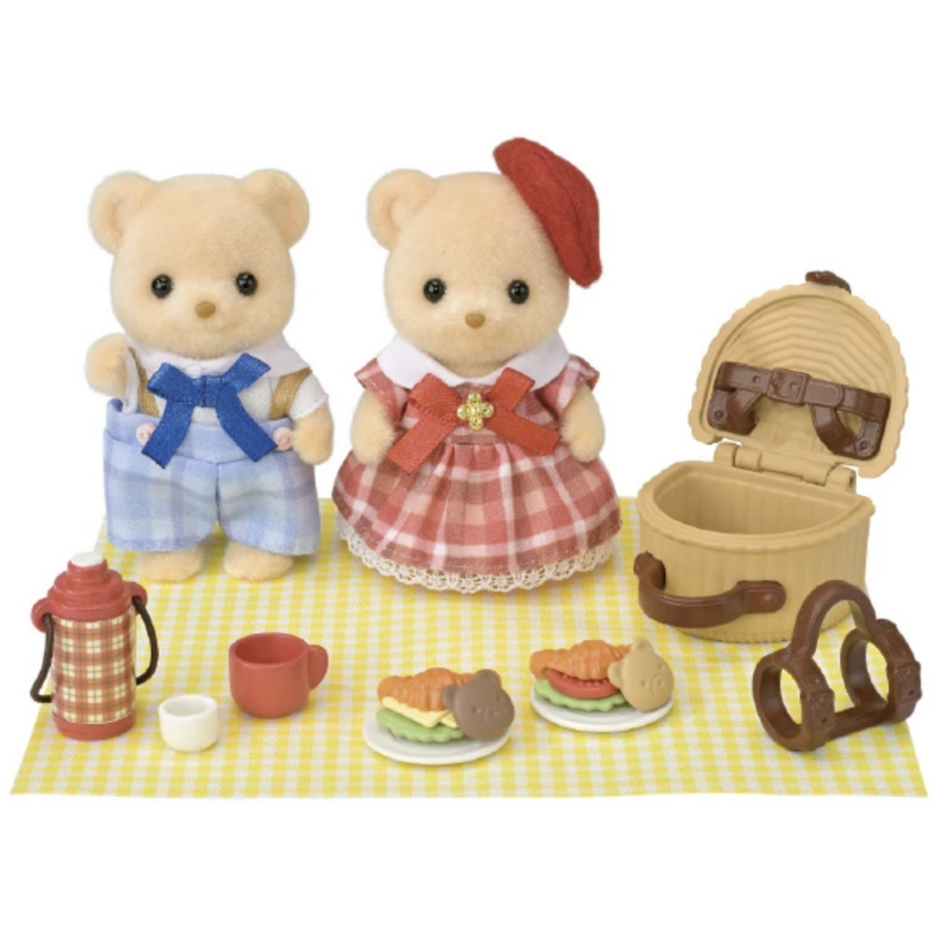 日本森林家族 - 餅乾熊兄弟姊妹 (野餐套裝)