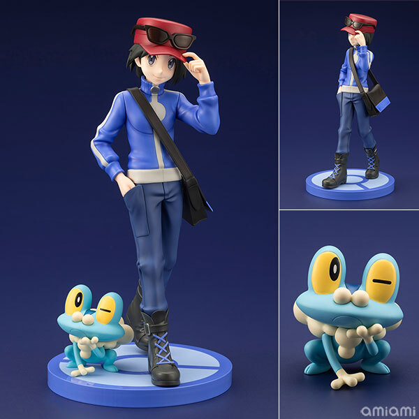 預訂1月   Kotobukiya 寶可夢 卡鲁穆 呱呱泡蛙  ARTFX J "Pokemon"  Series Karumu with Froakie 1/8 omplete Figure Pre-order