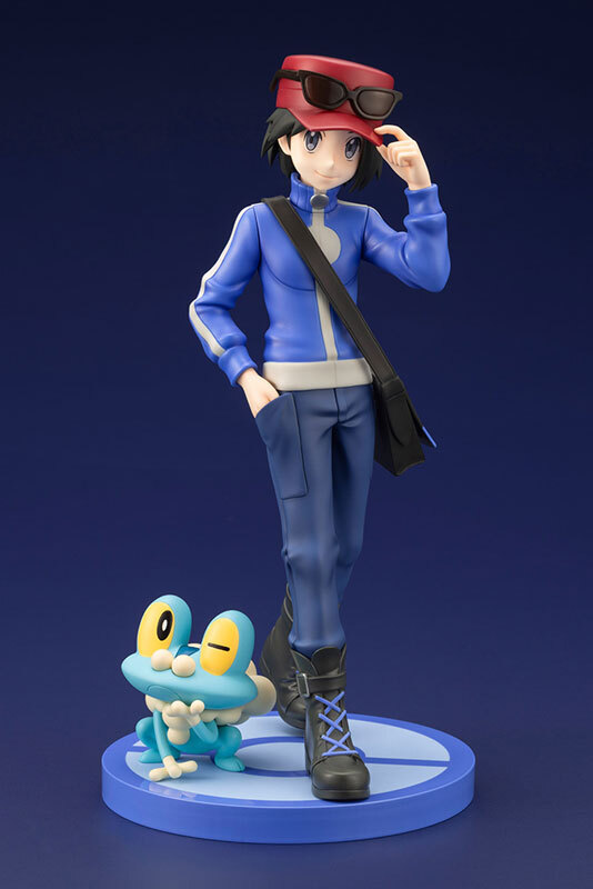 預訂1月   Kotobukiya 寶可夢 卡鲁穆 呱呱泡蛙  ARTFX J "Pokemon"  Series Karumu with Froakie 1/8 omplete Figure Pre-order