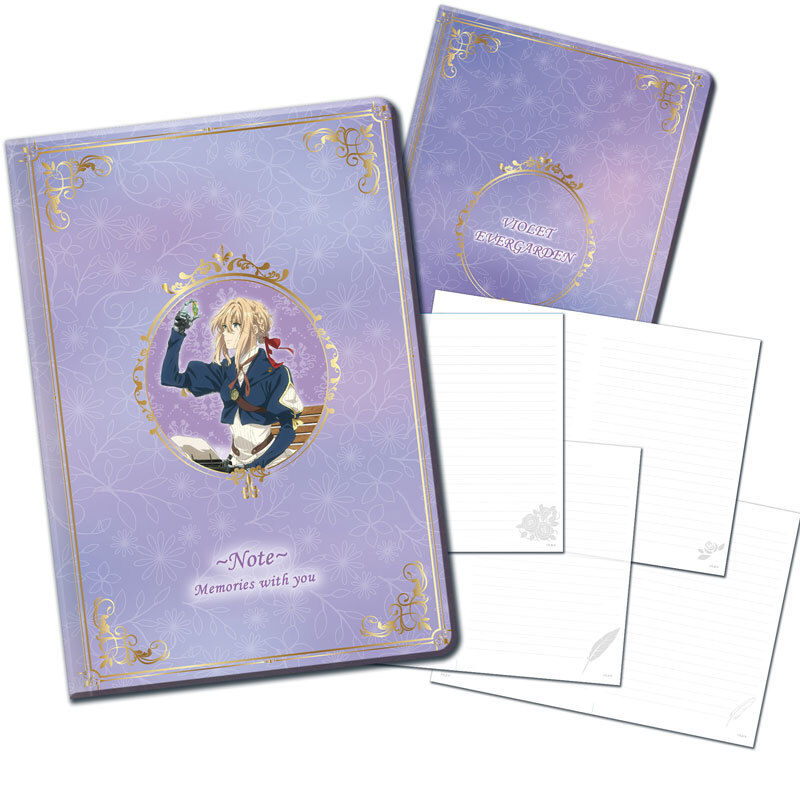 紫羅蘭永恆花園-精裝筆記本-紫V