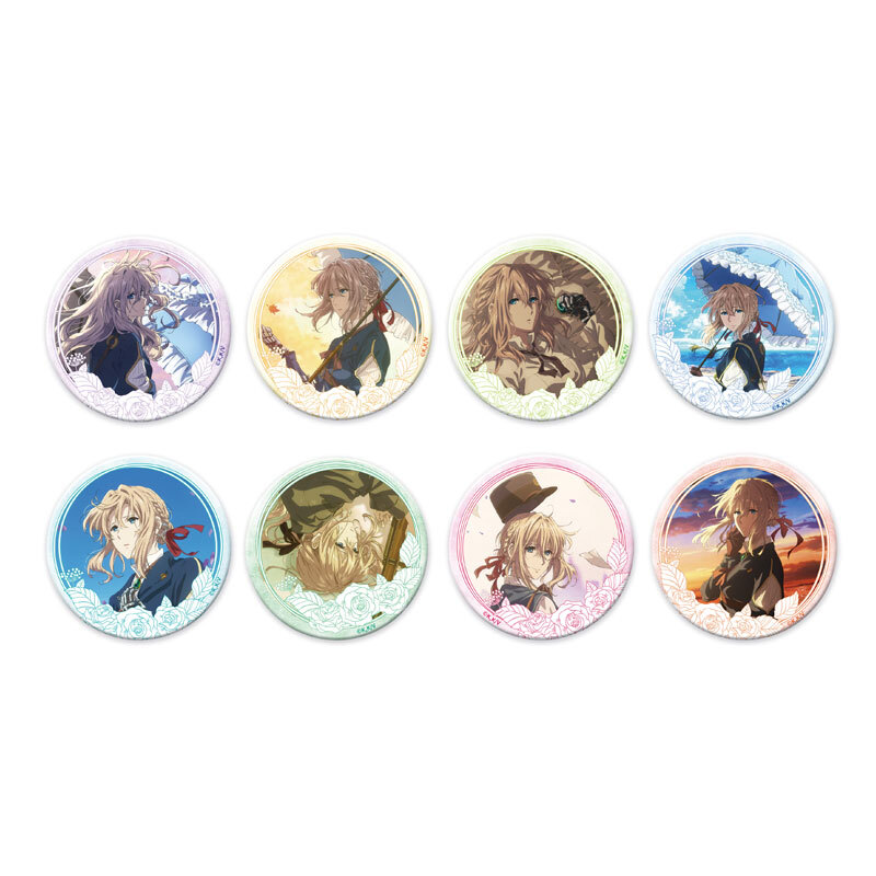 紫羅蘭永恆花園-圓形磁鐵(8款隨機)