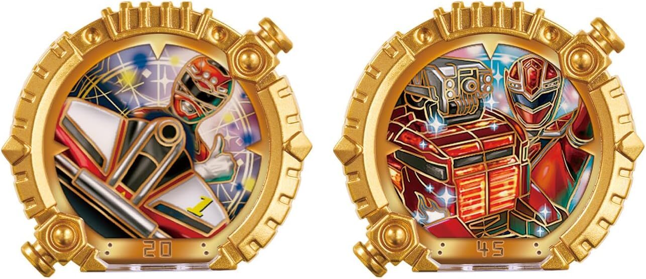 《 BANDAI 萬代 》 代理版 第一戰隊 DX指環系列 激走戰隊車連者&魔進戰隊煌輝者