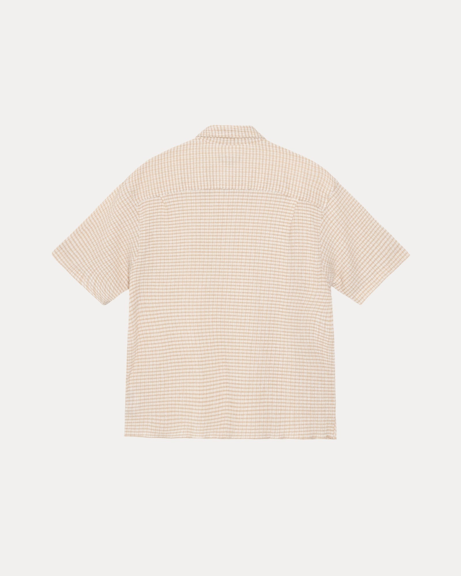 2025SS STUSSY CRINKLED CHECK SS SHIRT 泡泡砂短袖襯衫2色現貨