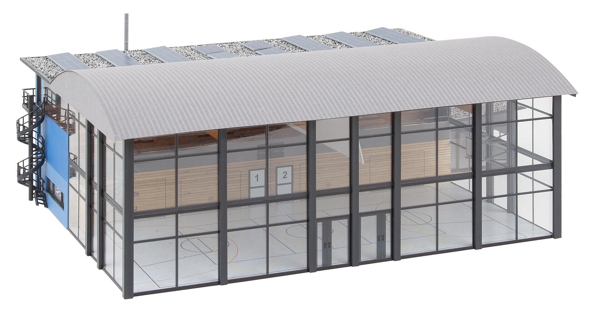 Faller 130613 HO規 體育館.雷射切割