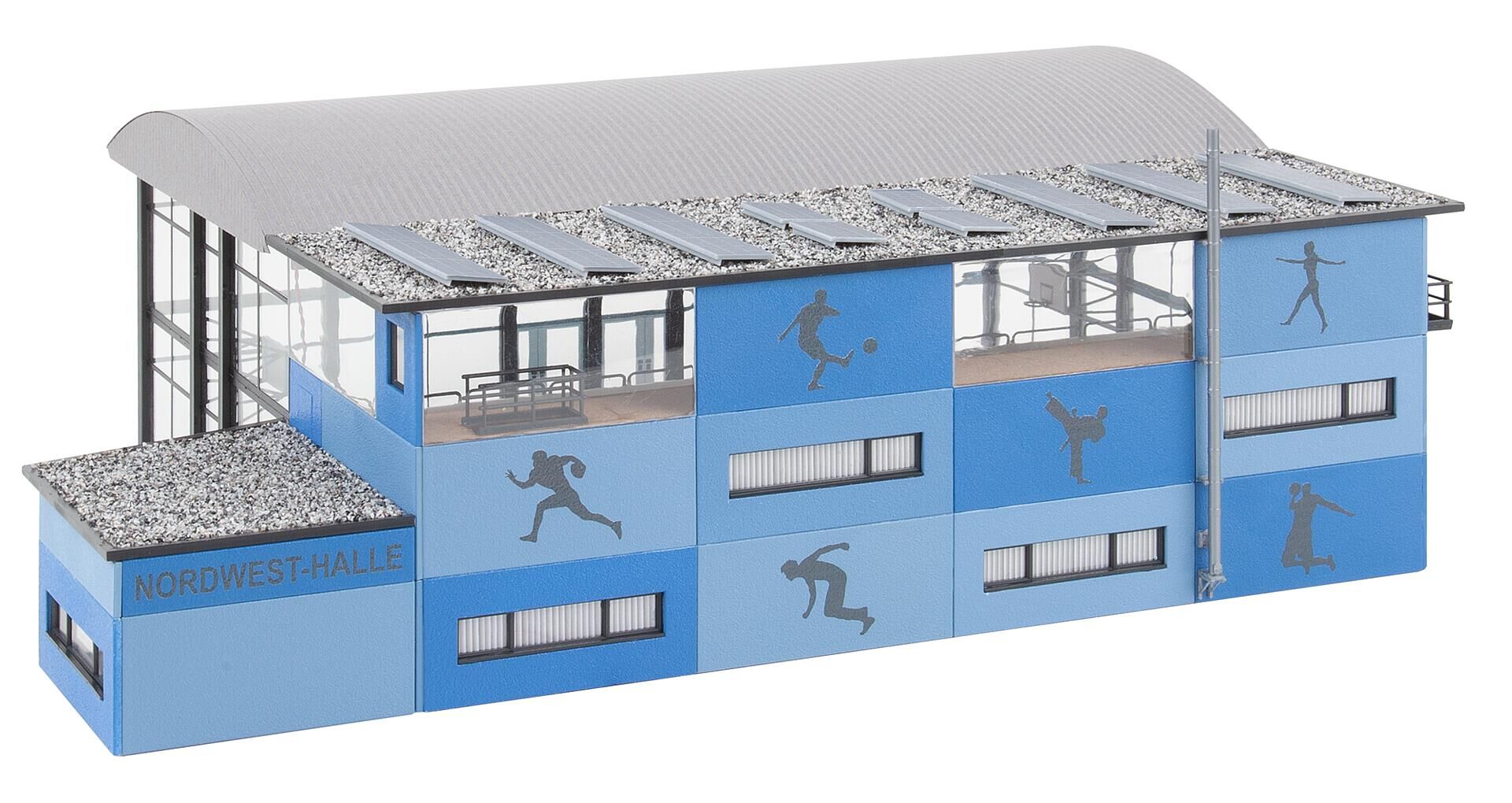 Faller 130613 HO規 體育館.雷射切割
