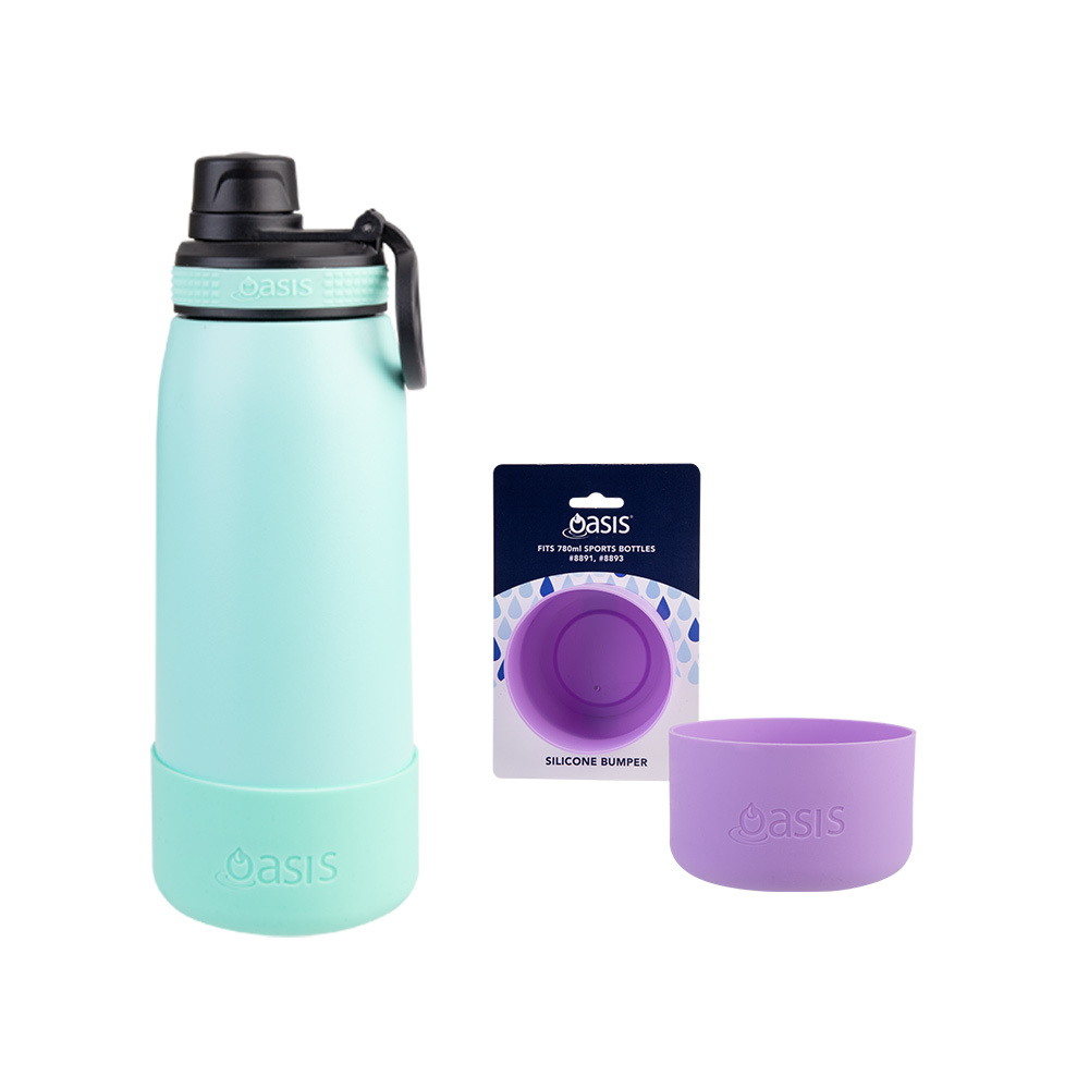 澳洲 Oasis 雙層真空運動保溫瓶 780ml 底部保護套