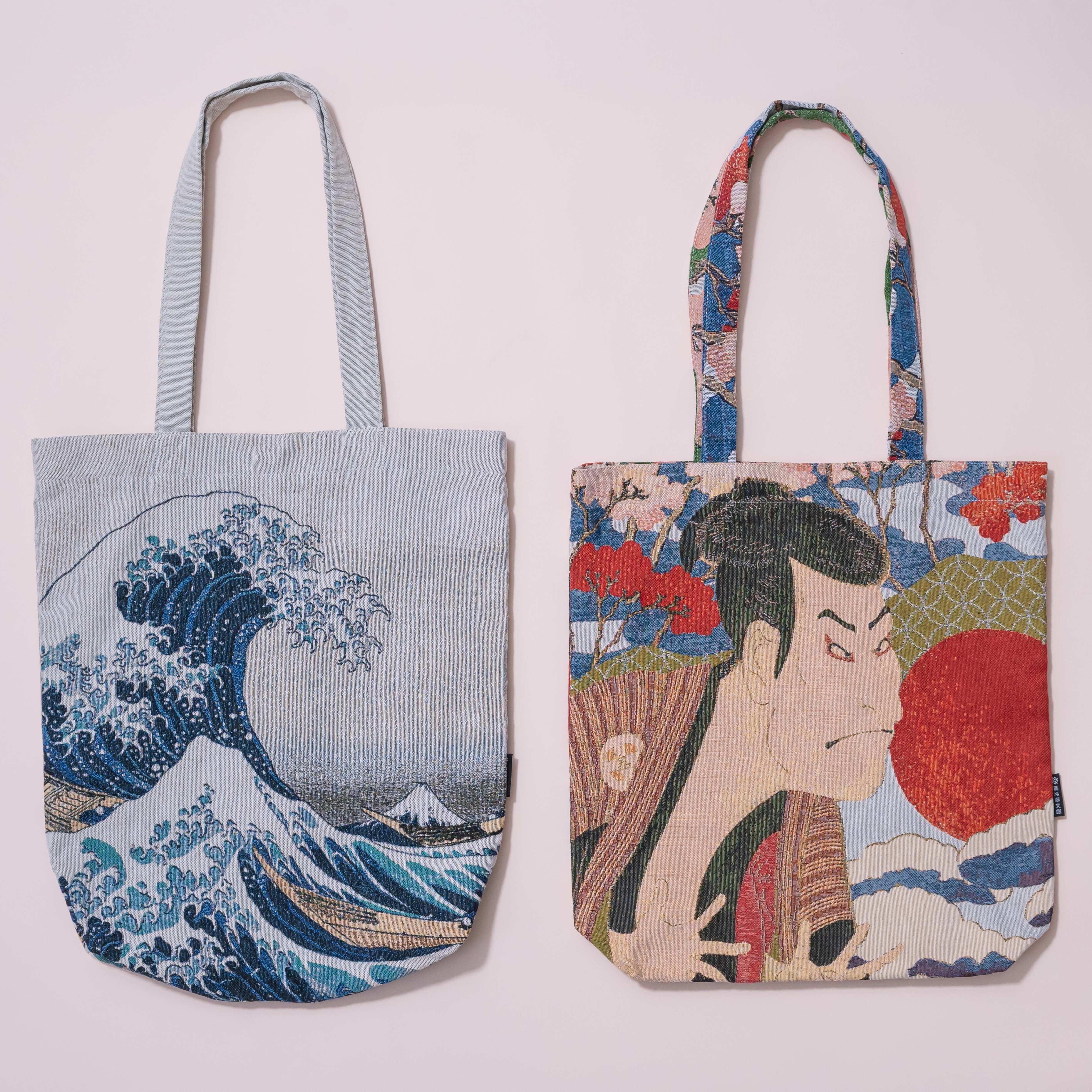 浮世繪編織提袋｜葛飾北齋《神奈川沖浪裏》_翡冷翠文創