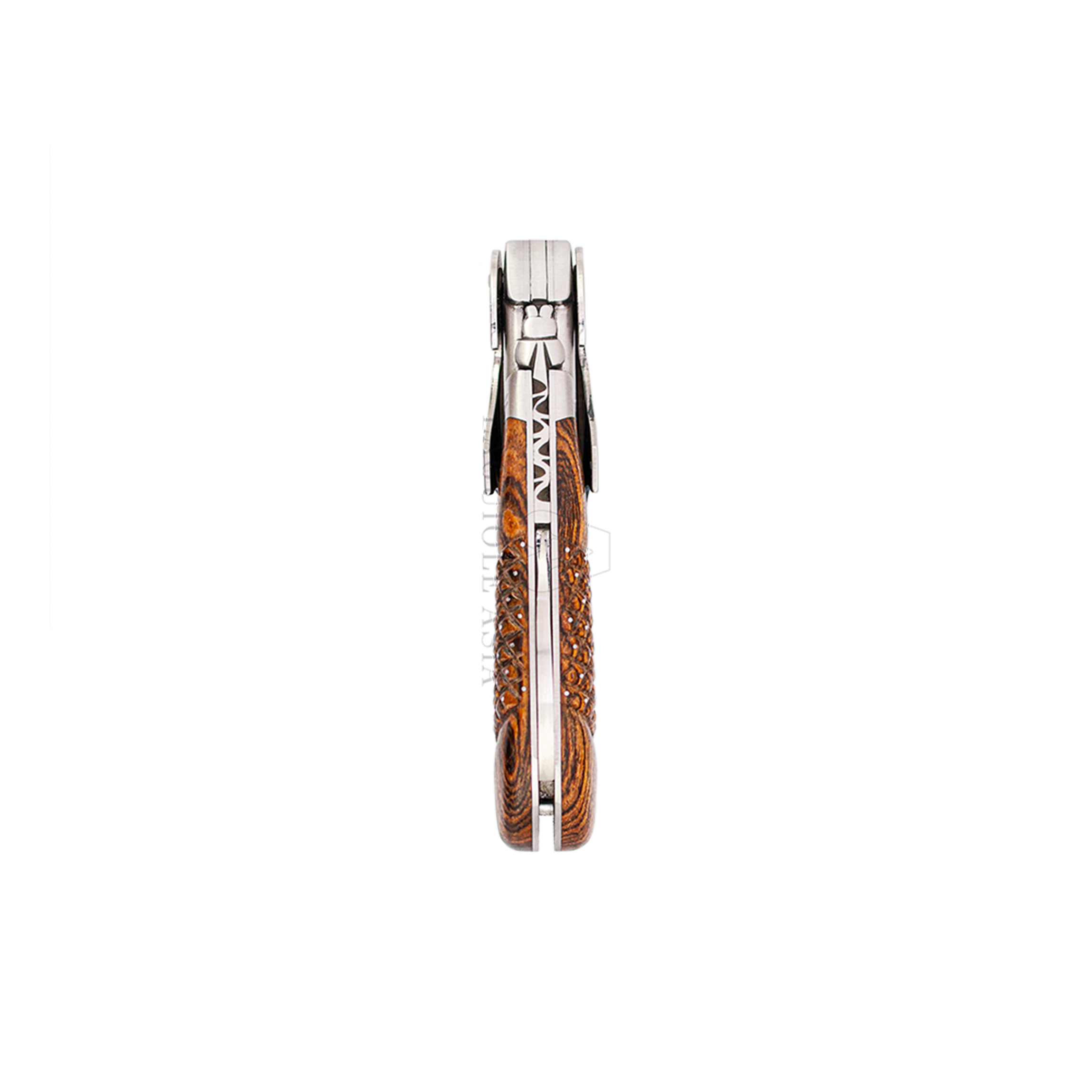 LAGUIOLE MAGNUM ⋆ 菱刻紋點針鑲釘手柄 ⋆ 寶寇蒂木酒刀