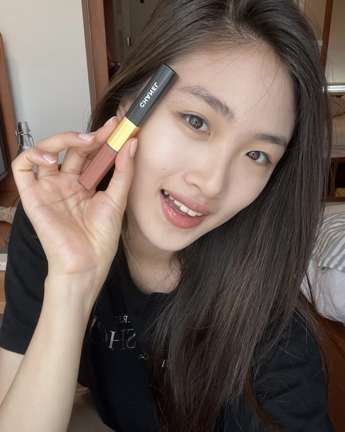 CHANEL 香奈兒 雙頭唇釉 超炫耀持色唇萃 #188 焦糖慕斯