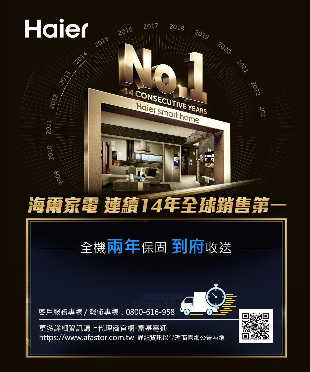 Haier海爾 55吋電視 (H55S80EUX)全機保固兩年