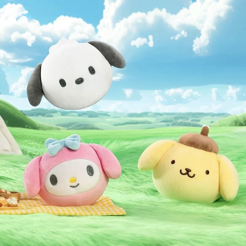 SANRIO 三麗鷗 HELLO KITTY 團子 大頭 捏捏樂 絨毛吊飾 盲盒 單盒販售