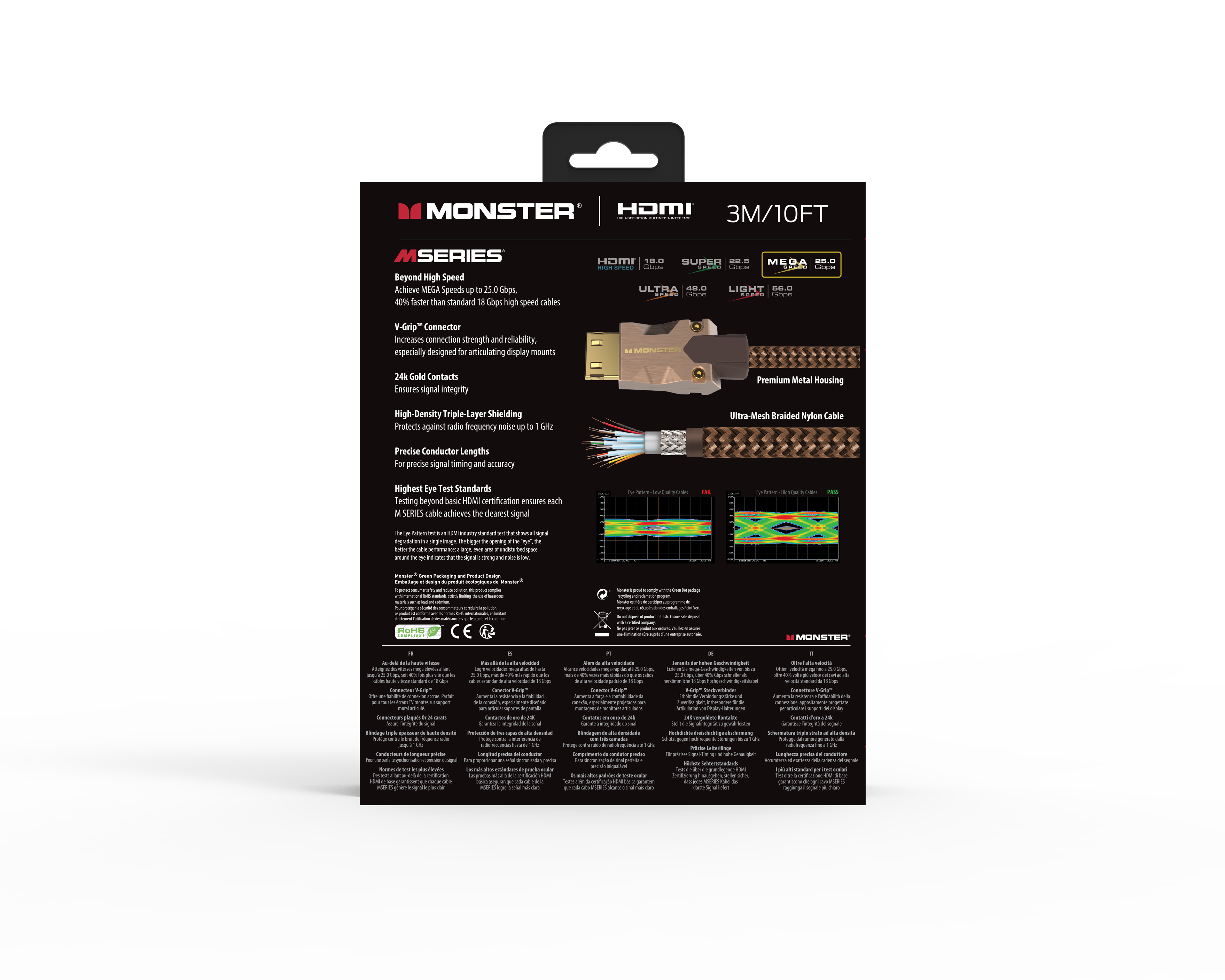 美國 MONSTER M-SERIES M2000 HDMI 傳輸線