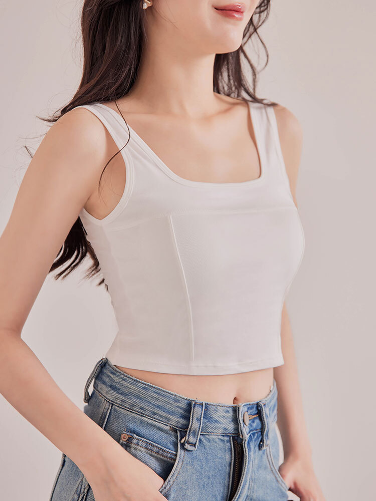 線條粗肩平口小可愛（9028）