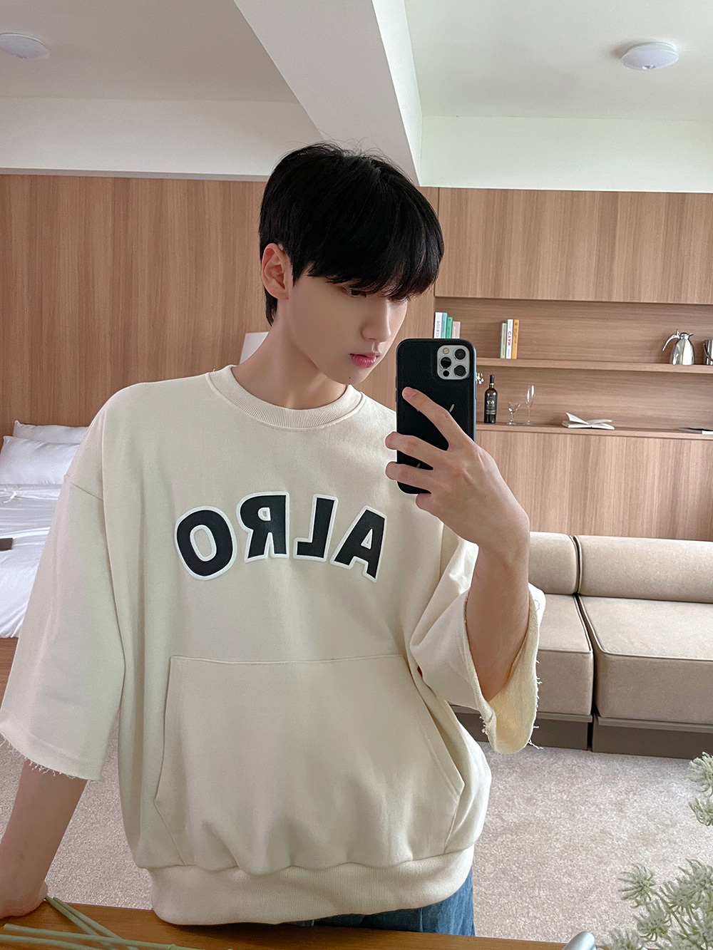 (韓國獨家特價)Alro運動衫短袖T恤