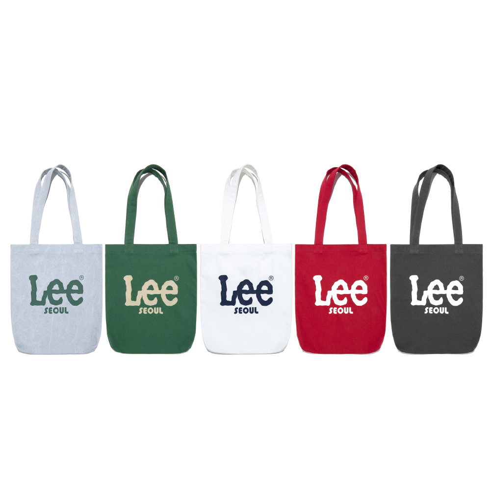 2025年最新款 韓國限定 Lee 經典大logo LEE SEOUL 帆布包 帆布袋