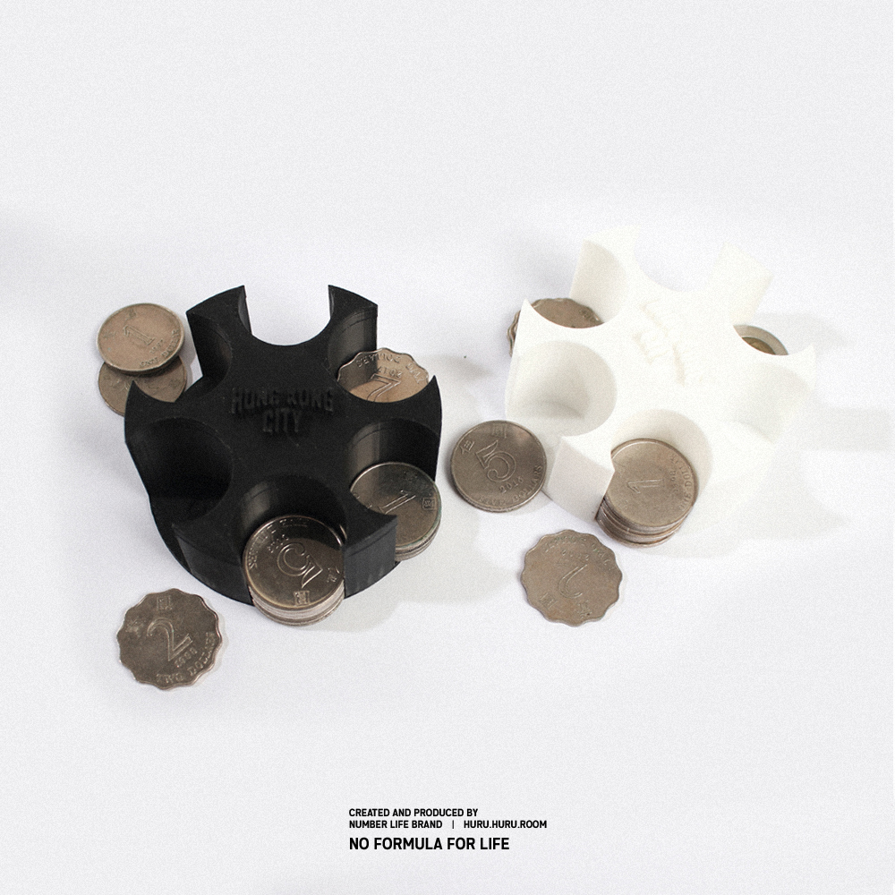 HK CITY 香港硬幣收納盤