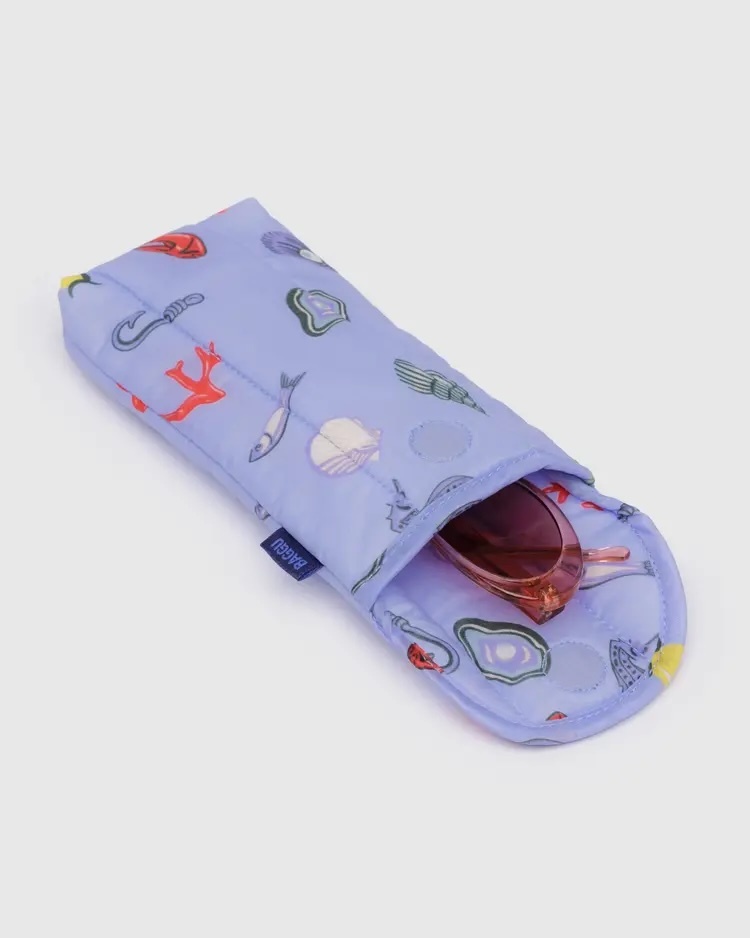Puffy Glasses Sleeve - Sea Charms | BAGGU