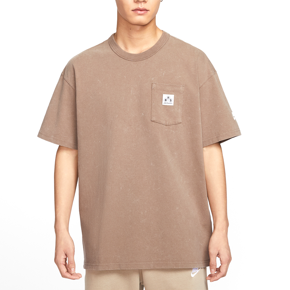 Nike AS M NSW SS PCK Tee GCEL 男款 棕色 寬鬆 運動 休閒 短袖 IF0621-214