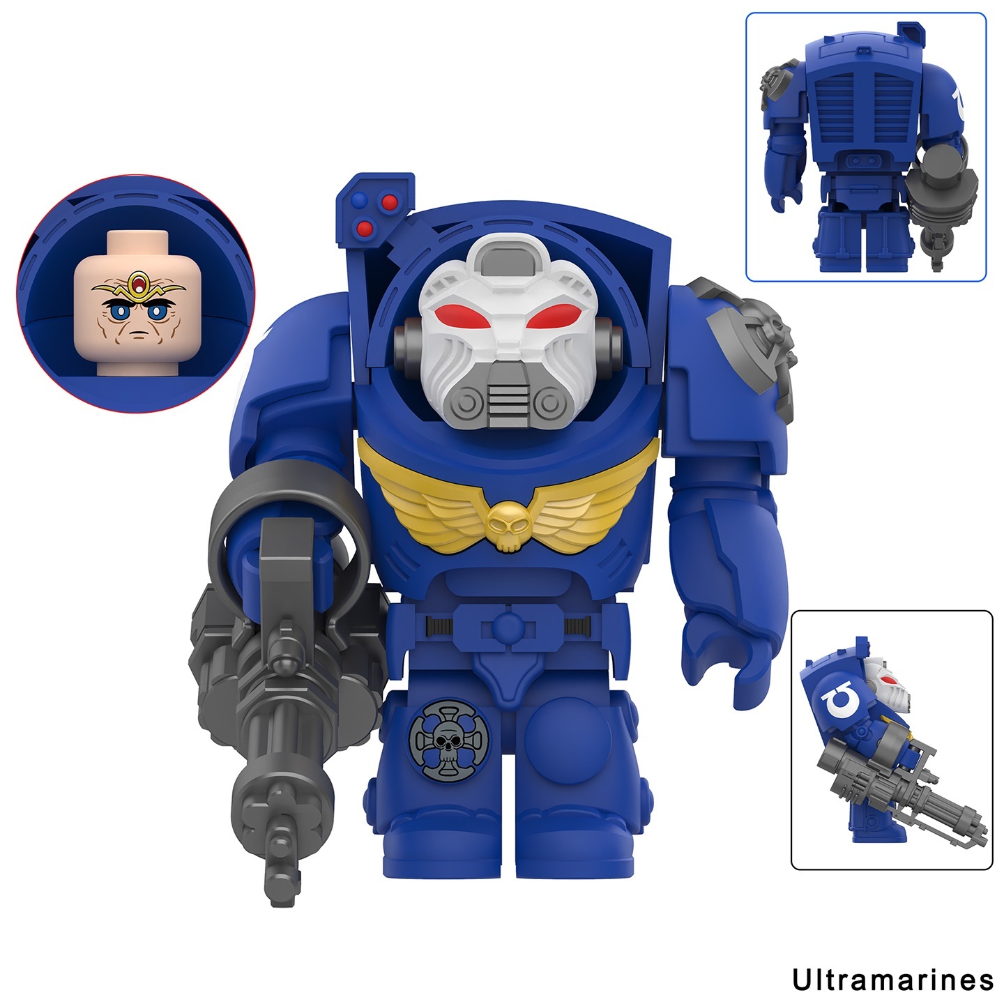 Ultramarines 40k Custom Minifigures fit Lego DY706