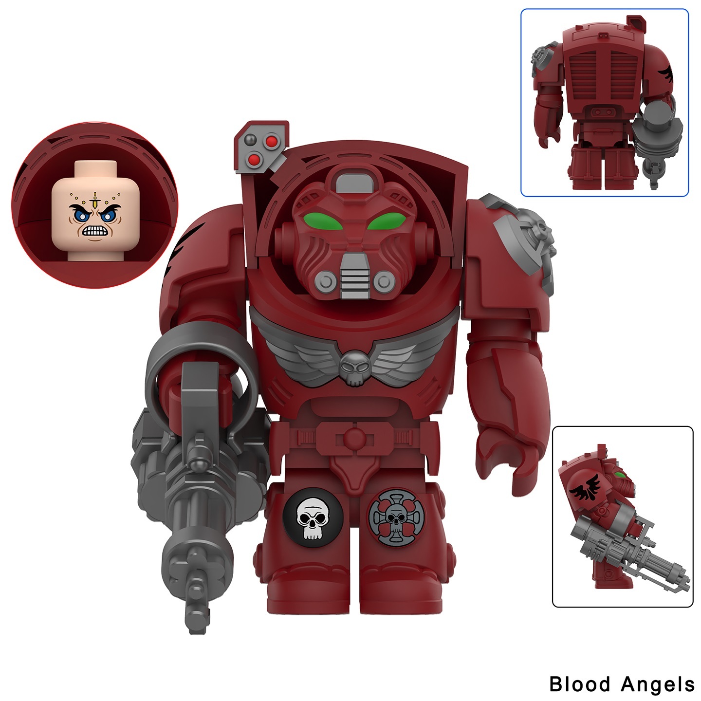 Blood Angels 40k Custom Minifigures fit Lego DY707