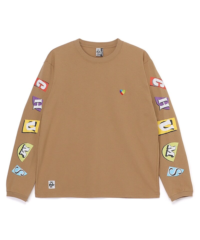 CHUMS - 男裝心形長袖T恤 CH01-2505