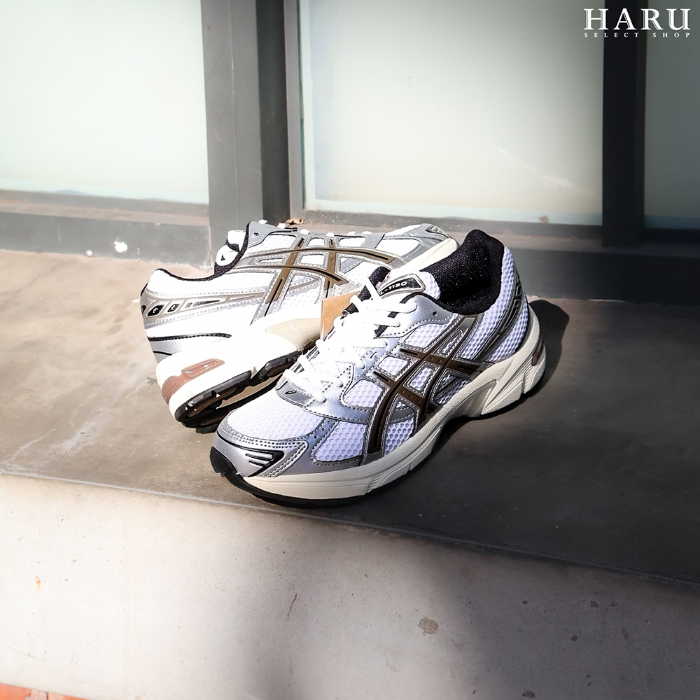 asics 亞瑟士 Gel-1130 復古銀 白金棕色 y2k 透氣網眼 慢跑鞋 復古慢跑休閒鞋 1201A256-113